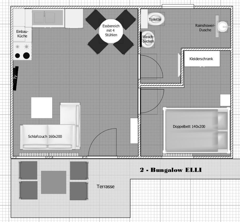 Bungalow Gruenewalder Lauch Lauchhammer 외부 사진
